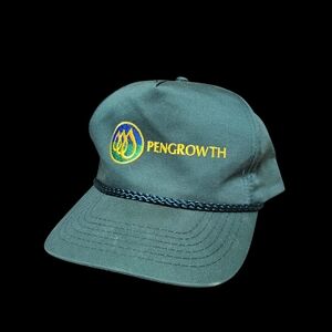 Russell Athletic Dark Green Logo Cap Made In Vancouver Canada 80s 90s